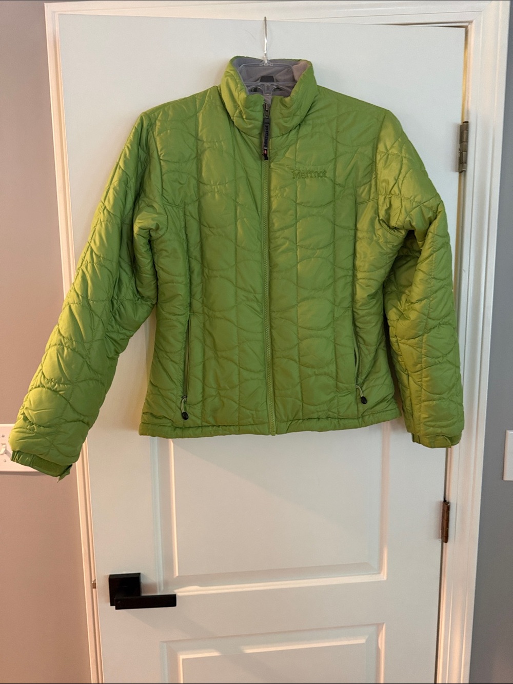 Marmot Lime Green Quilted Insulated Jacket